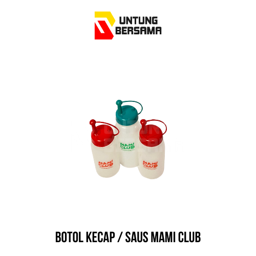 Botol Kecap/ Sauce Mami Club Plastik 15x10 Dan 12x10