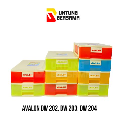 Avalon/ Laci Plastik Susun 2 Dw - 202 Tw, Susun 3 Dw - 203 Tw. Susun 4 Dw - 204 Tw
