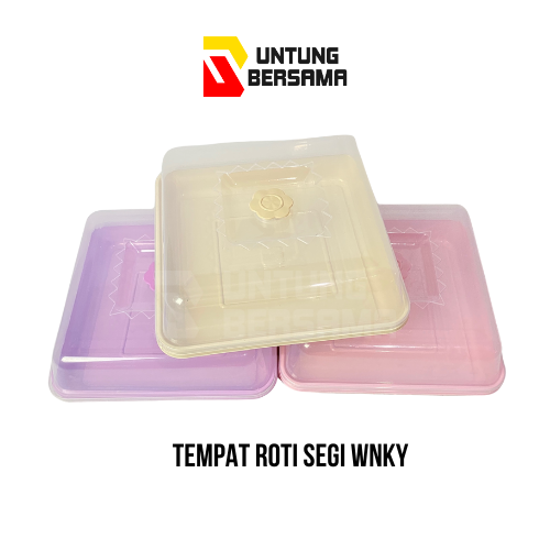 Tempat Roti Segi Plastic WNKY