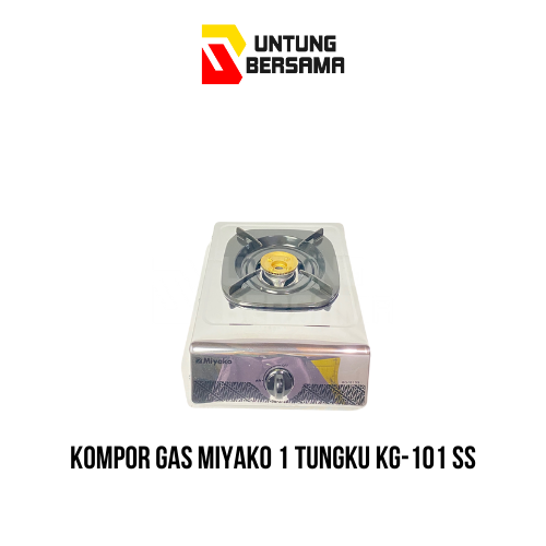 Kompor Gas Miyako 1 Tungku Kg-101 Ss