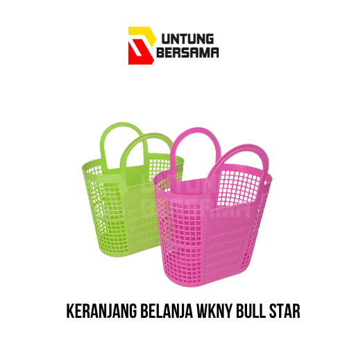 Keranjang Belanja Wkny Bull Star / Tas Belanja / Tas Pasar Cantik