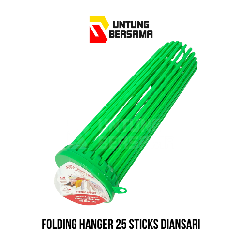 Folding Hanger/ Jemuran Baju 25 Sticks Diansari