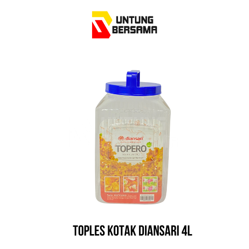 Toples Segi Plastic Diansari 4l Serbaguna