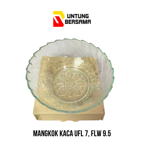 Mangkok Kaca Ufl 7 / 12 Pcs / Mangkok Hadiah Per Pcs /