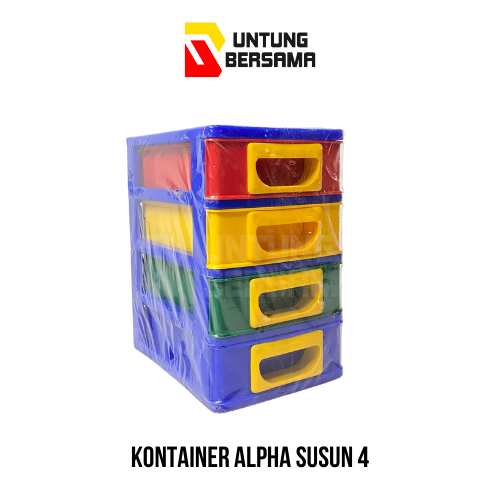 Box Containe Alpha/ Rak Alpha Susun 4 S
