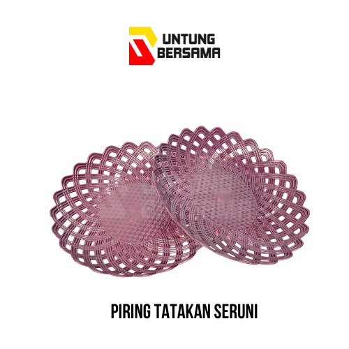 Piring Ukir Tatakan Seruni Hajatan Wadah Transparan