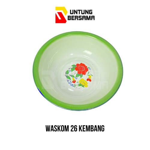 Waskom Kembang Ukuran 26