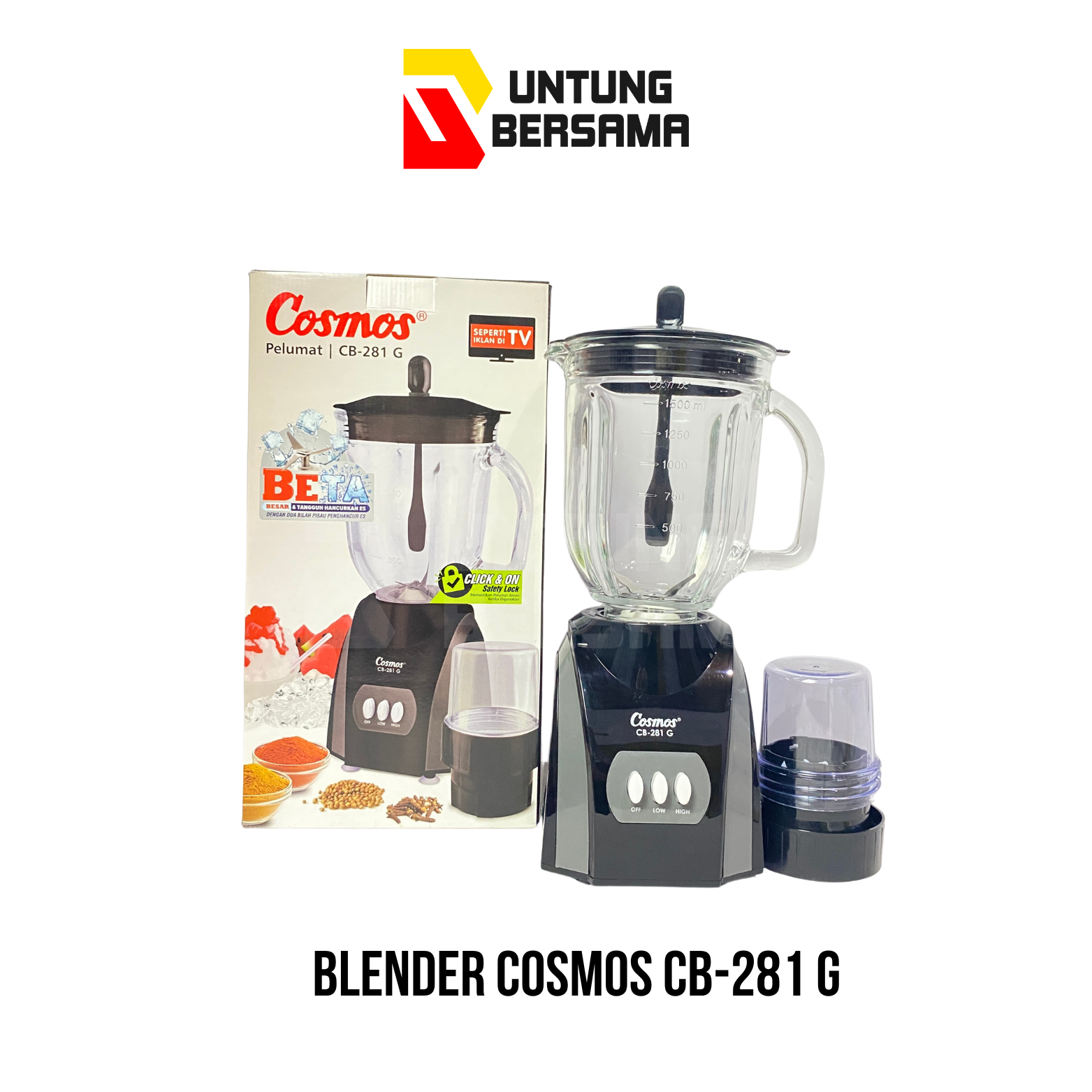 Cosmos Blender Kaca Big Capacity CB-281 G