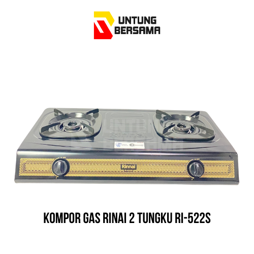 Kompor Gas Rinnai 2 Tungku RI-522S