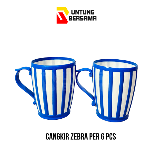 Cangkir Zebra Isi 6