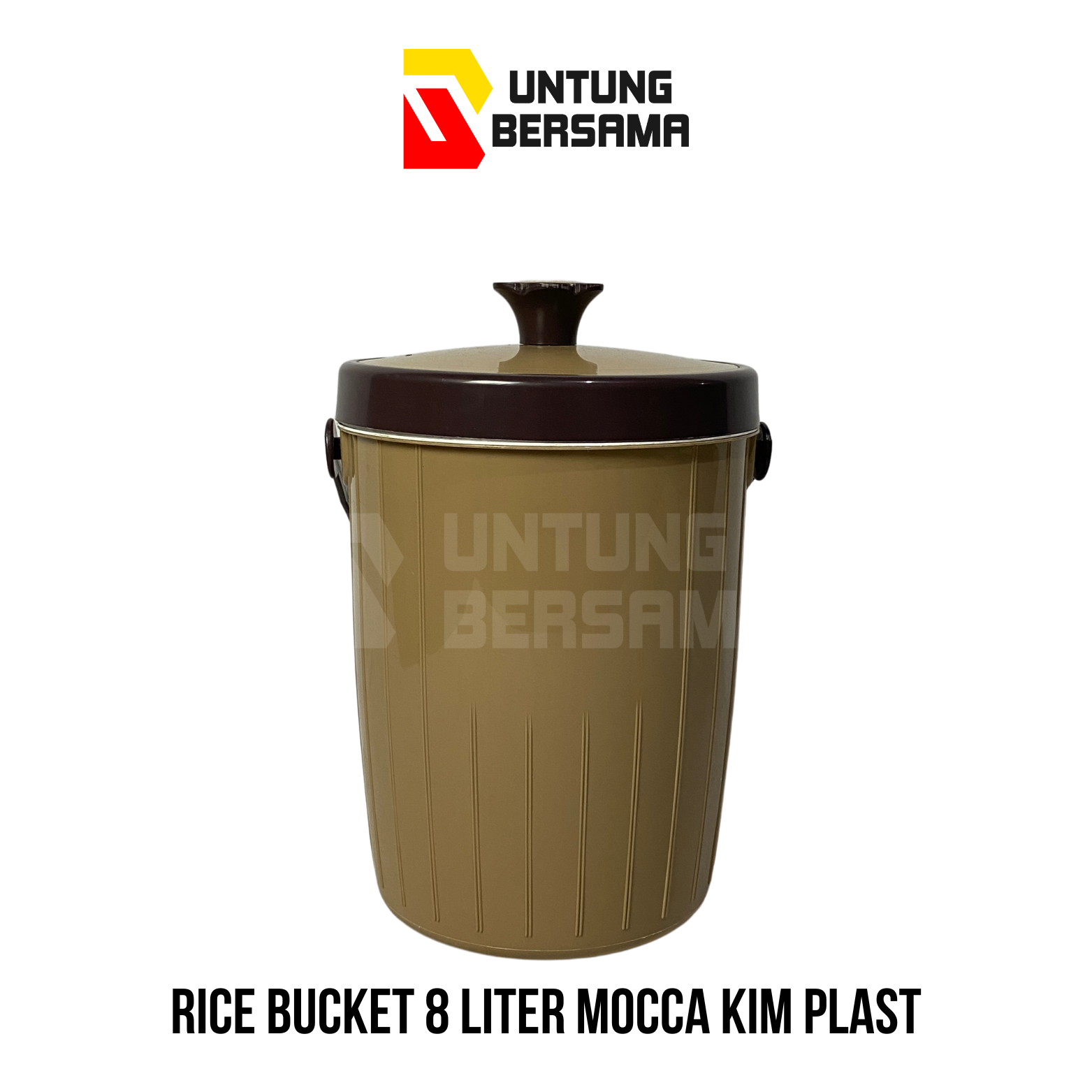 Rice Bukcet 8 Lt Mocca Kim PLast