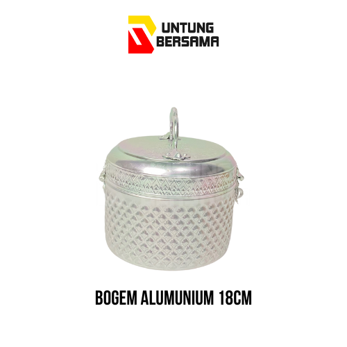 Rantang Bogem Aluminium / Rantang Tenong Beras Ukir / Bogem Beras Kondangan