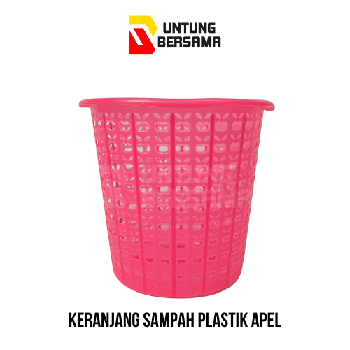 Keranjang Sampah Plastik Apel Desain Estetik