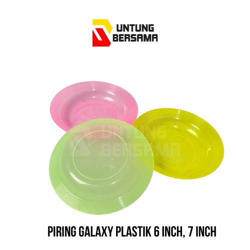 Piring Galaxy Plastik 6 7 Kecil