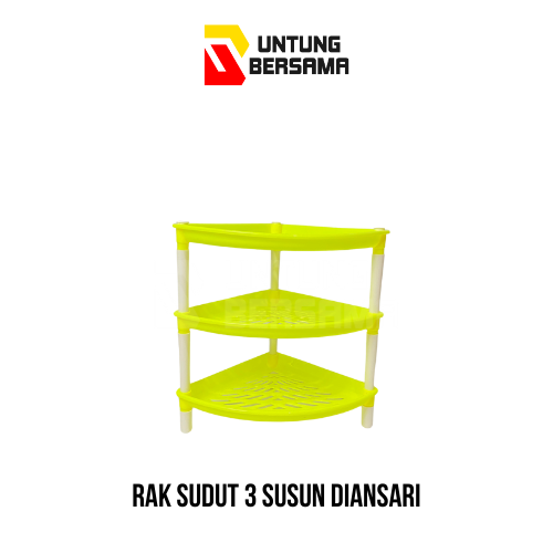 Rak Sudut 3 Susun Diansari/ Rak Serbaguna