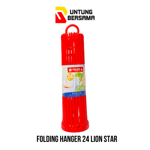 Folding Hanger/ Jemuran Baju 24 Stick Lion Star