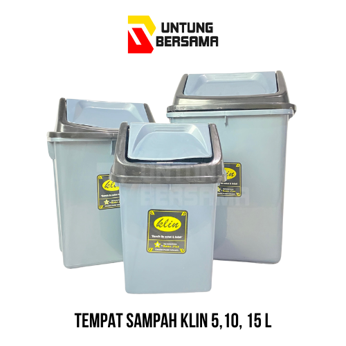 Tempat Sampah Plastik Klin 5l, 10l, 15l