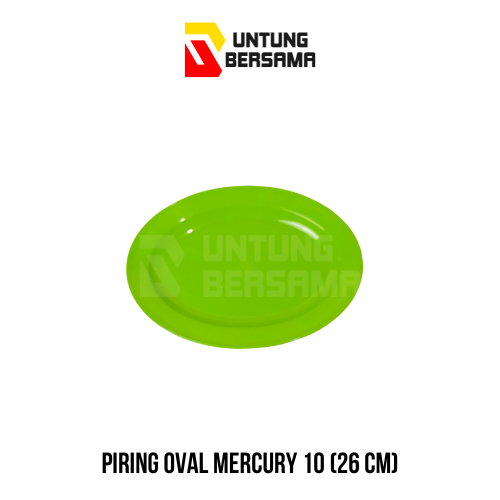 Piring Oval Mercury 10
