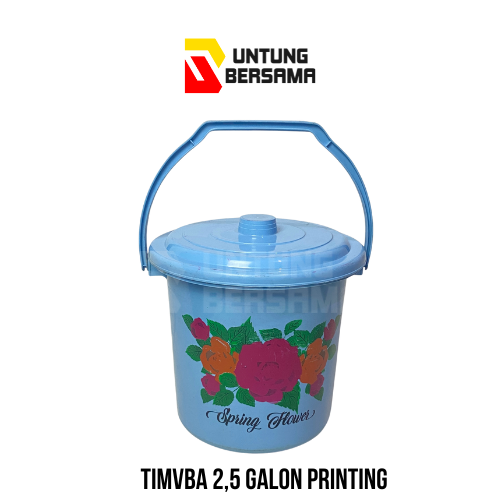 Timba 2.5 Galon Tutup Warna Printing