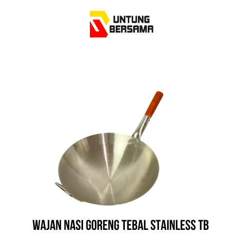 Wajan Nasi Goreng Stainless Tebal Serbaguna