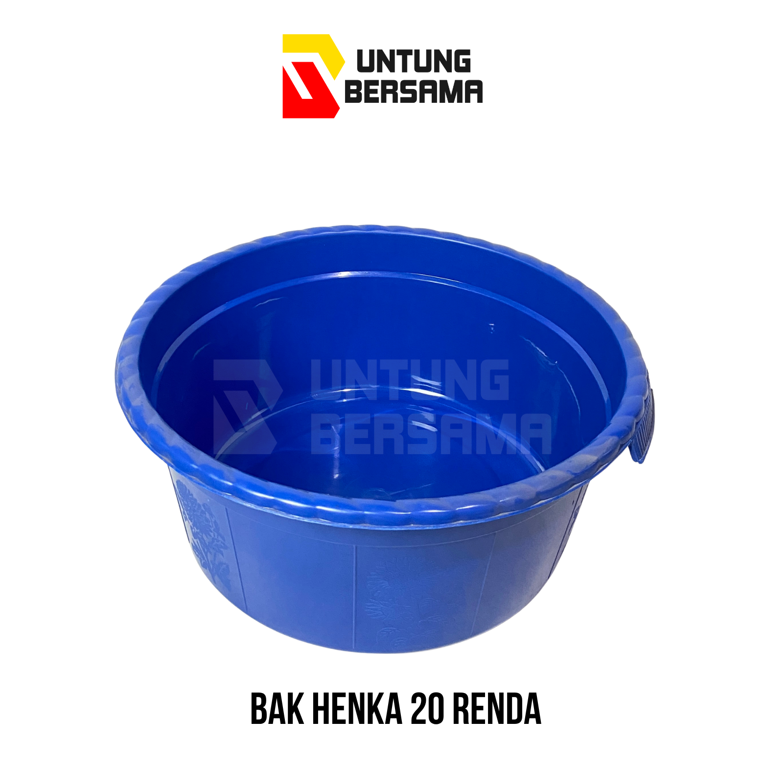 Bak Henka 20 Renda / Bak Jumbo Anti Pecah / Bak Cuci Henka 20 Renda