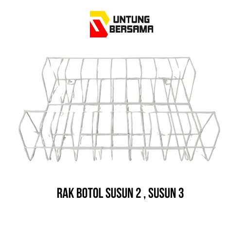 Rak Botol Susun 2, Susun 3 Multifungsi