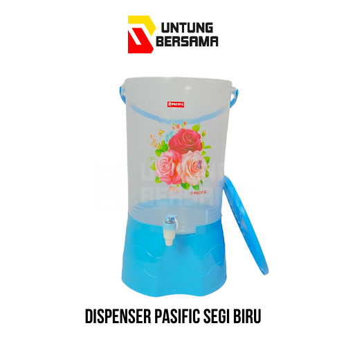 Dispenser Pasific Plastic Segi Biru 18lt Serbaguna