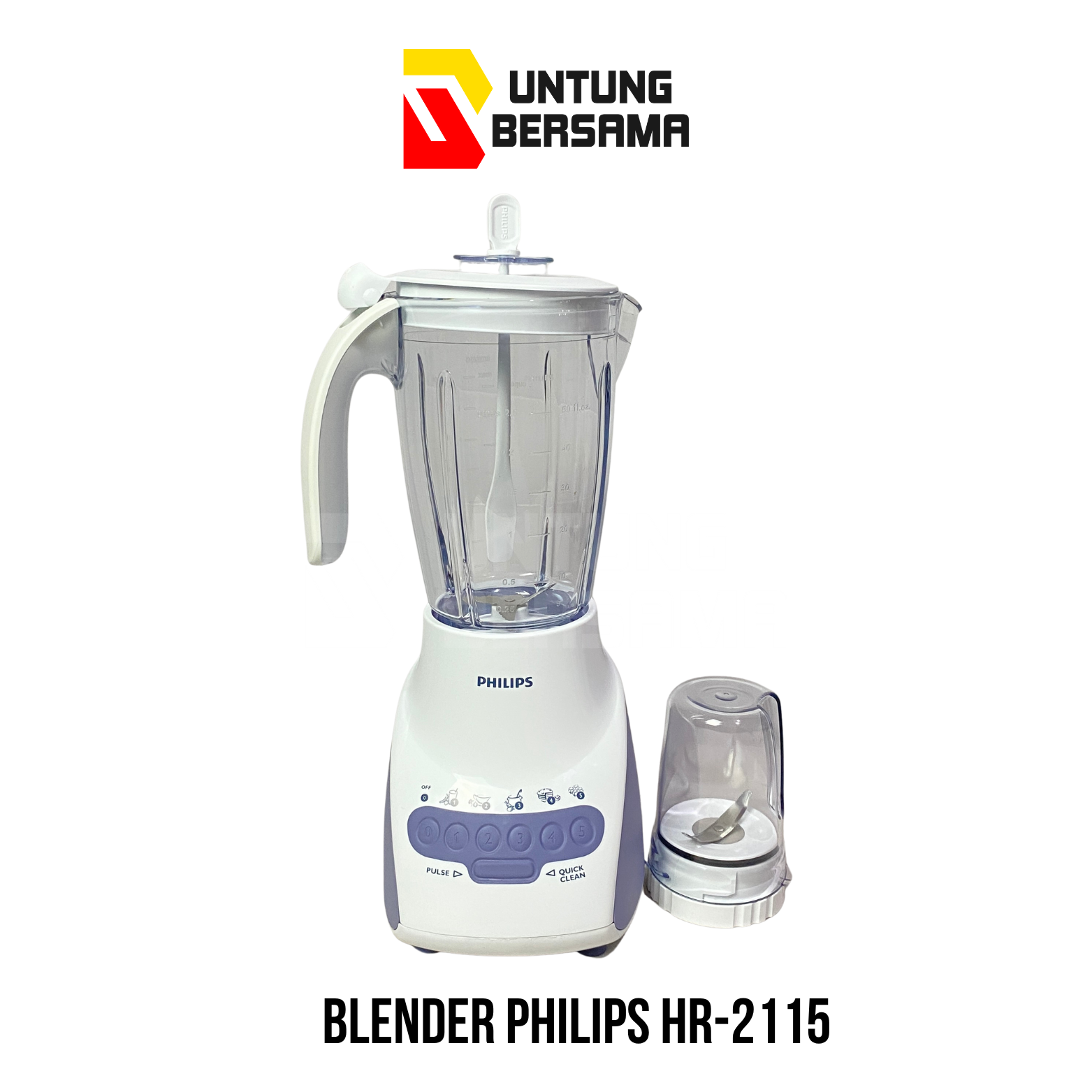 Gelas Jus + Gelas Bumbu Blender Philips Dry Mill HR-2115