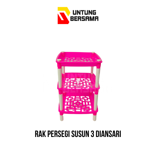 Rak Persegi Susun 3 Diansari/ Rak Susun Serbaguna