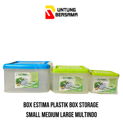 Box Estima Plastic / Box Storage – Small, Medium, Large Multindo