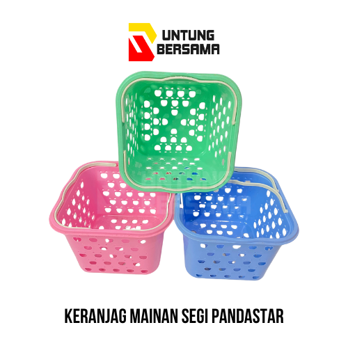 Keranjang Mainan Segi Panda Star