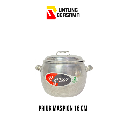 Priuk Air Stainless Jawa Maspion 16cm & 18cm Tahan Karat