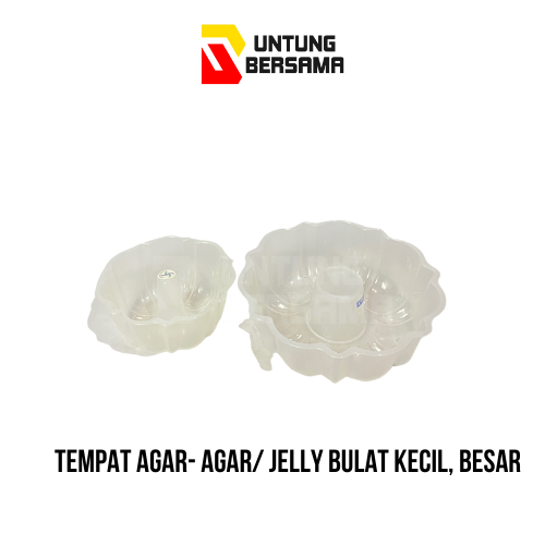 Tempat Agar - Agar/ Jelly Bulat Besar, Kecil