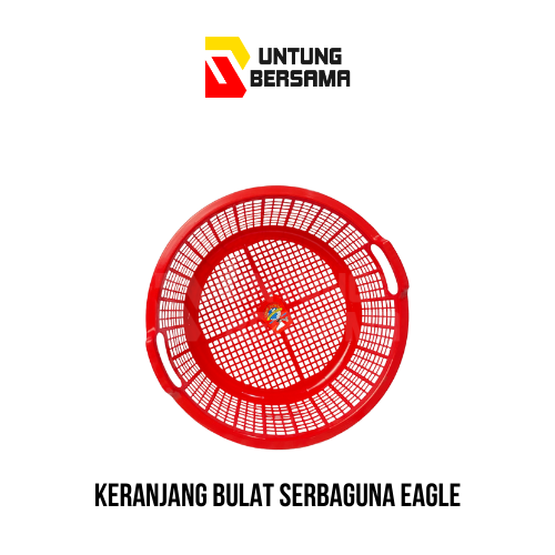 Keranjang Pakaian Bulat Eagle Serbaguna