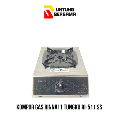 Kompor Gas Rinnai 1 Tungku RI-511 SS