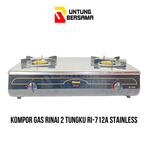 Kompor Gas Rinnai 2 Tungku RI-712A